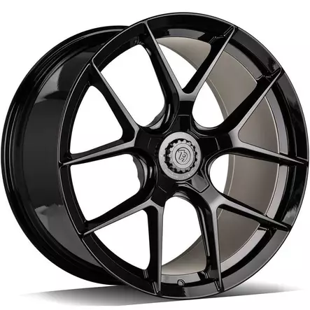 MF.8 Black Glossy 11x21 5/130 ET58 CB71.6 60° - Alumiinivanteet - 363311 - 1