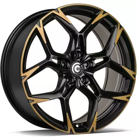 Monster Black Half Matt with Cooper Front 8x19 5/112 ET40 CB57.1 60° - Alumiinivanteet - 354451 - 1