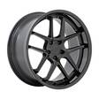 AR942 MATTE BLACK W/ GLOSS BLACK LIP 12x20 5/115 ET6 CB71.5 60° - Alumiinivanteet - 308141 - 1