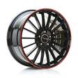 AVUS AC-M03 Black Red Line 8x19 5/112 ET35 CB66,6 60° - Alumiinivanteet - 269301 - 1