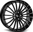 BROCK B24 Shiny Black 8,5x20 5x112 ET42 CB66.6 60° 920 kg - Alumiinivanteet - 315721 - 1