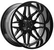 D59 Glossblack milled 12x22 5/127/139,7 ET-44 CB78.1 60° - Alumiinivanteet - 297311 - 1
