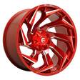 D754 REACTION CANDY RED MILLED 9x20 5/139,7/150 ET20 CB110,1 60° - Alumiinivanteet - 326061 - 1