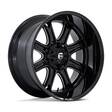 DARKSTAR GLOSS BLACK MILLED 10x22 5/127/139,7 ET-18 CB87.1 60° - Alumiinivanteet - 321131 - 1