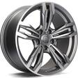 Dynamite Matt Anthracite Front Polished 8,5x18 5/120 ET30 CB72.6 60° - Alumiinivanteet - 313531 - 1
