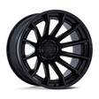 FC403 BURN MATTE BLACK W/ GLOSS BLACK LIP 12x24 6/135 ET-44 CB87.1 60° - Alumiinivanteet - 333161 - 1