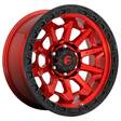 FC695 CANDY RED BLACK BEAD RING 9x20 8/165,1 ET20 CB125,2 60° - Alumiinivanteet - 262201 - 1