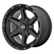 KM101 Satin Black 9x17 5/127/139,7 ET18 CB78,1 60° - Alumiinivanteet - 274391 - 1