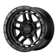 KM540 Satin Black Black 8,5x17 6x139,7 ET18 CB106.3 60° 1133 kg - Alumiinivanteet - 259971 - 1