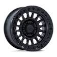 KM552 IMS MATTE BLACK W/ GLOSS BLACK LIP 8,5x17 6/139,7 ET-10 CB106.1 60° - Alumiinivanteet - 332121 - 1