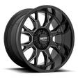 MO806 GLOSS BLACK MACHINED 10x20 5/127 ET-18 CB71,5 60° - Alumiinivanteet - 279331 - 1