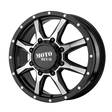 MO995 Gloss Black Machined - Front 8,25x20 8/210 ET127 CB154.3 60° - Alumiinivanteet - 238721 - 1