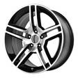 PR101 Gloss Black Machined 10x18 5/114,3 ET24 CB70,6 60° - Alumiinivanteet - 280521 - 1