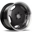 RETRO Black Glossy Lip Polished 9x17 5/112 ET35 CB66.5 60° - Alumiinivanteet - 323901 - 2
