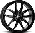 RIAL Lucca Diam Black 6,5x17 4/108 ET32 CB65.1 Flat - Alumiinivanteet - 297741 - 1