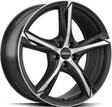 RONAL R62 Jet Black Matt Front Cut 8x19 5/112 ET45 CB76,0 R13 - Alumiinivanteet - 336021 - 1