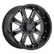 SIERRA GLOSS BLACK W/ MILLED SPOKES 9x17 8/170 ET12 CB125,1 60° - Alumiinivanteet - 328971 - 1