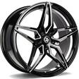 SV-A Black glossy window inner lip 8x18 5/120 ET30 CB72.6 60° - Alumiinivanteet - 313941 - 2