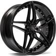 SV-AR Black Glossy 9x20 5/112 ET25 CB66.5 60° - Alumiinivanteet - 313721 - 1