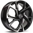 Tokio Black Front Polished 8x18 5/114,3 ET40 CB73.1 60° - Alumiinivanteet - 324151 - 2