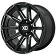 XD847 OUTBREAK GLOSS BLACK MILLED 10x20 5/127 ET12 CB71,5 60° - Alumiinivanteet - 301461 - 1