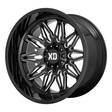 XD859 Gloss Black Milled 10x22 5/127/139,7 ET-18 CB78,1 60° - Alumiinivanteet - 273071 - 1