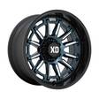 XD865 PHOENIX METALLIC BLUE MILLED W/ BLACK LIP 9x20 5/150 ET18 CB110,1 60° - Alumiinivanteet - 327951 - 1