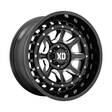 XD866 OUTLANDER GLOSS BLACK MILLED 10x20 6/135 ET-36 CB87,1 60° - Alumiinivanteet - 310231 - 1