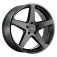 P2C SEMI GLOSS BLACK 8x17 5/120 ET35 CB76,1 60° - Alumiinivanteet - 338841 - 1