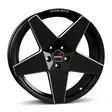 BORBET A black matt 8,5x19 5/108 ET45 CB72,6 60° - Alumiinivanteet - 339231 - 1