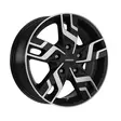 R64 Matt Black Polished 7x17 5/160 ET53 60° - Alumiinivanteet - 360981 - 1