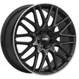 C25 Gloss Black Polished lip 7x17 4/100 ET45 60° - Alumiinivanteet - 361191 - 1