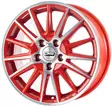 CMS C23 Diamond Red Gloss 6,5x16 4/100 ET45 CB60,1 60° - Alumiinivanteet - 346131 - 1