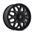 D875 FLUX DUALLY GLOSS BLACK BRUSHED FACE W/ GRAY 8,25x20 8/165,1 ET-265 CB121.5 60° - Alumiinivanteet - 372081 - 1