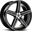 OXGIN Evolution Black Full Pol 9,5x19 5/112 ET35 CB66.6 60° - Alumiinivanteet - 368071 - 1