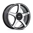 PE003 P2E GLOSS BLACK W/ MACHINED FACE 8x17 5/108/114,3 ET40 CB72.6 60° - Alumiinivanteet - 354291 - 1