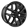 PR177 GLOSS BLACK MILLED 9x20 6/139,7 ET24 CB78.1 60° - Alumiinivanteet - 372181 - 1