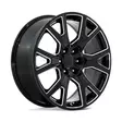 PR199 GLOSS BLACK MILLED 10x24 6/139,7 ET31 CB78.1 60° - Alumiinivanteet - 353641 - 1