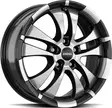 RONAL R59 Jet Black Front Cut 7x16 5/120 ET35 CB72,6 60° - Alumiinivanteet - 344891 - 1