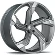Superstar Matt Anthracite Front Polished 9,5x21 5/112 ET25 CB66.5 60° - Alumiinivanteet - 363171 - 1