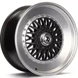 SV-F Matt Black Lip Polished 7x16 4/100/114,3 ET35 CB67.1 60° - Alumiinivanteet - 336281 - 2