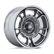 UC147 FLAGSTAFF ANTHRACIE W/ MACHINED FACE & CHROM 11x20 5/127 ET-6 CB78.1 60° - Alumiinivanteet - 369741 - 1