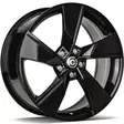 UNIVERSE Black Glossy 7,5x18 5/112 ET45 CB57.1 60° - Alumiinivanteet - 348491 - 1
