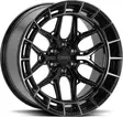 VOSSEN HFX1 Tinted Gloss Black 10x22 6/135 ET-18 CB87.1 60° - Alumiinivanteet - 334701 - 2