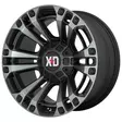 XD851 Satin Black With Gray Tint 10x20 8/165,1 ET-18 CB125,5 60° - Alumiinivanteet - 257481 - 1