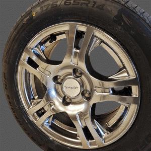 175/65R14 82H Peräkärrynrengas sis aluvanne TR7 6x14 4/100 ET30 CB57,1 60° ERÄ DOT: 2021 - Henkilöauton kesärenkaat - 310501 - 1