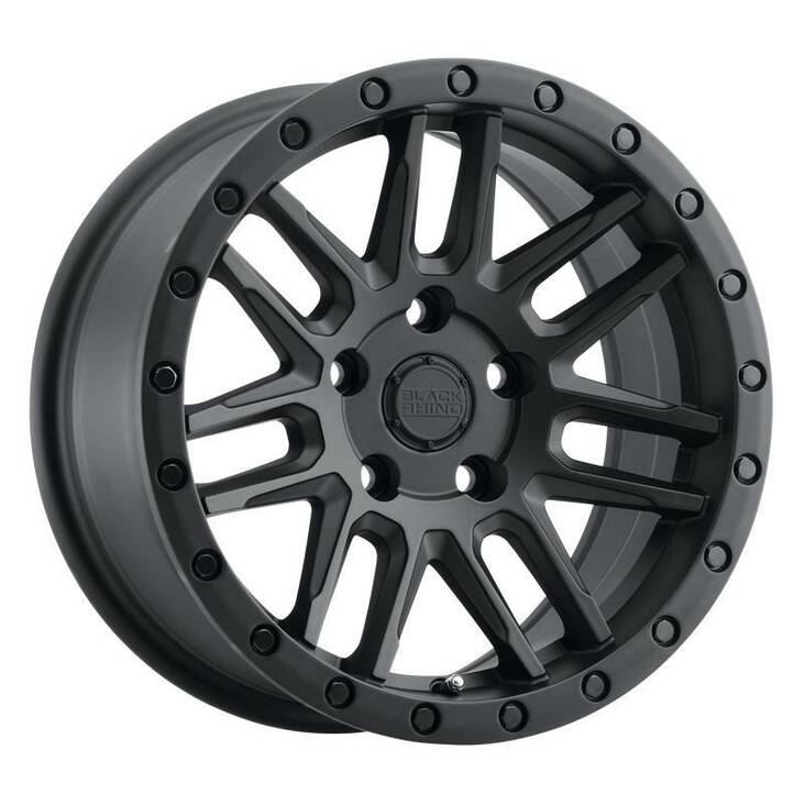 ARCHES MATTE BLACK 9,5x17 5/139,7 ET0 CB87,1 60° - Alumiinivanteet - 300841 - 1