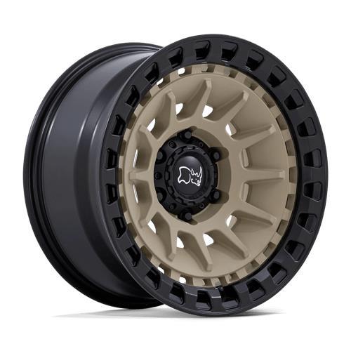 BARRAGE DESERT SAND ON MATTE BLACK 8,5x17 6/139,7 ET-10 CB106.1 60° - Alumiinivanteet - 322621 - 1