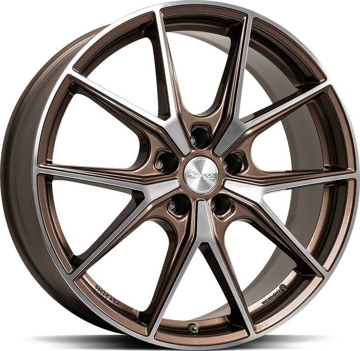 BROCK B40 Bronze Copper Full Pol 8x19 5/112 ET40 CB57.1 R13 - Alumiinivanteet - 297641 - 1