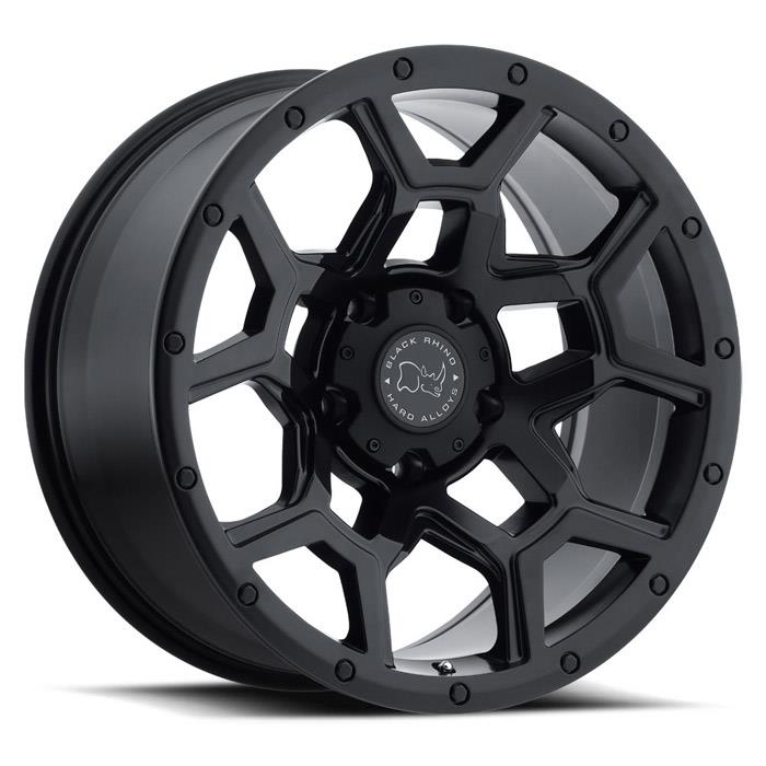 Black Rhino Overland Matte Black 9,5x18 6/139,7 ET-18 CB112,0 60° - Alumiinivanteet - 316401 - 1